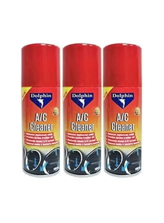 Dolphin A/C Cleaner Spray 100ml – Powerful Air Conditioner Odor Eliminator and Disinfectant – Effectively Removes Dust, Bacteria, Mold, and Bad Odors from AC Units, Ensuring Fresh, Clean, and Hygienic Airflow for Home, Office, and Car - Image 2