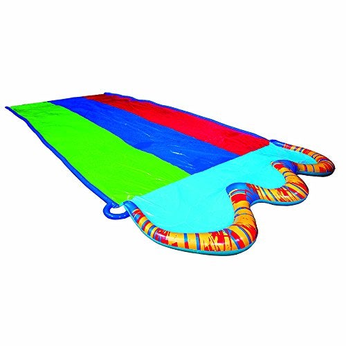Banzai Triple Racer Water Slide 3 Racing Lands and Splash Pool - Image 1