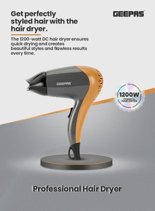 Hair Dryer and Straightener, 2 Speed and 2 Heat Setting/ Ceramic Plates, with Concentrator/2-in-1 Hair Styling Kit ,Perfect for Salon and At Home Styles, PTC Heater, DC Motor - view 3