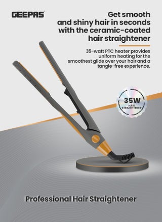 Hair Dryer and Straightener, 2 Speed and 2 Heat Setting/ Ceramic Plates, with Concentrator/2-in-1 Hair Styling Kit ,Perfect for Salon and At Home Styles, PTC Heater, DC Motor - view 5
