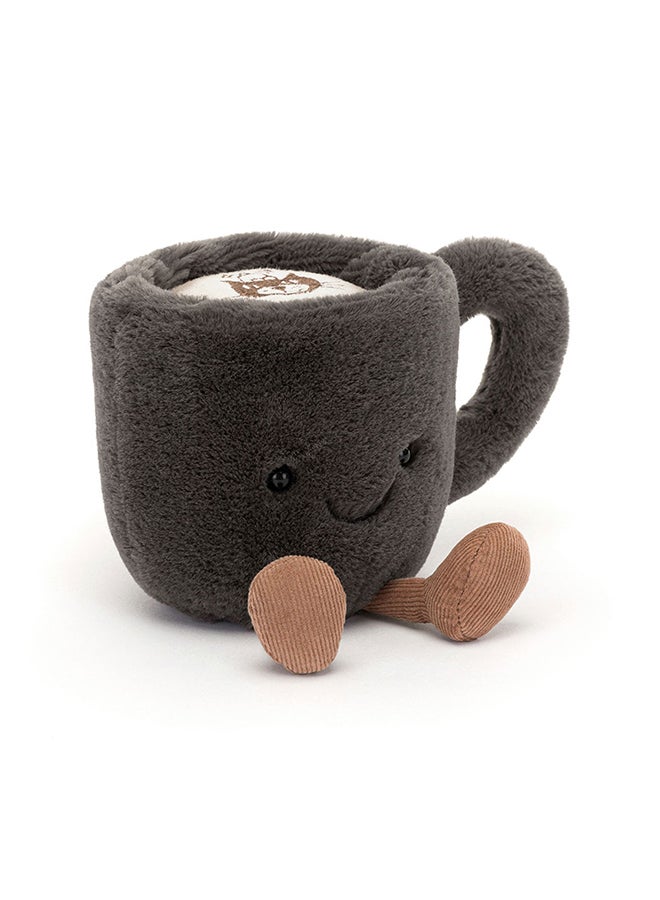 Jellycat لعبة دمى كوب القهوة من أميزيبلز - شخصية كوب مبتسم ناعمة بأرجل كوردية، لعبة محشوة لطيفة بموضوع الطعام للأطفال، هدايا وديكور منزلي - Image 2