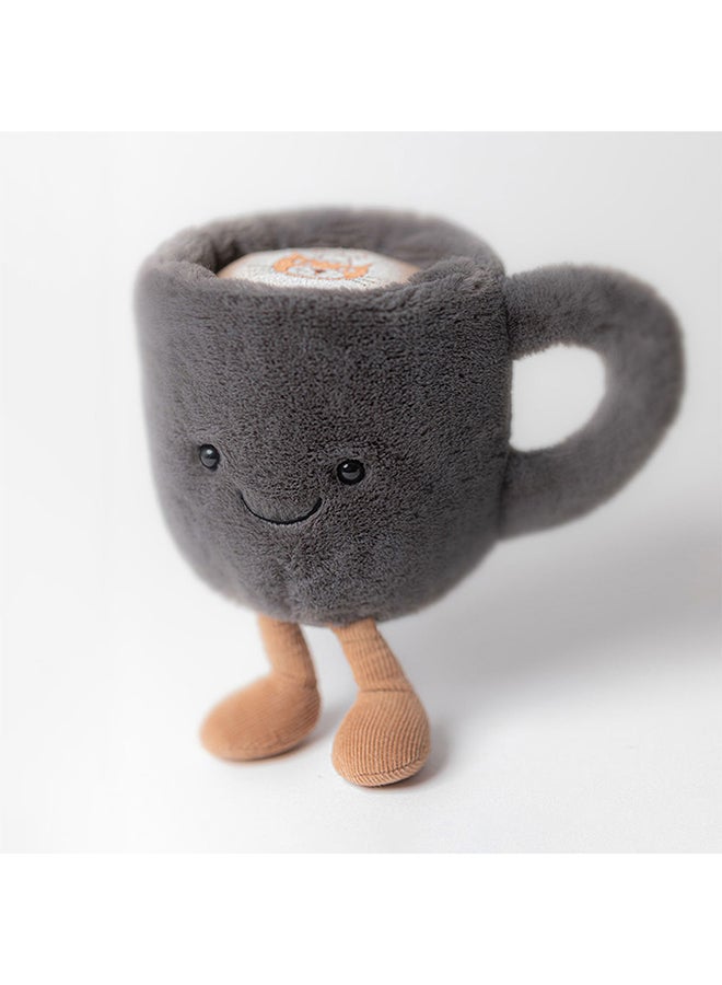 Jellycat لعبة دمى كوب القهوة من أميزيبلز - شخصية كوب مبتسم ناعمة بأرجل كوردية، لعبة محشوة لطيفة بموضوع الطعام للأطفال، هدايا وديكور منزلي - Image 3