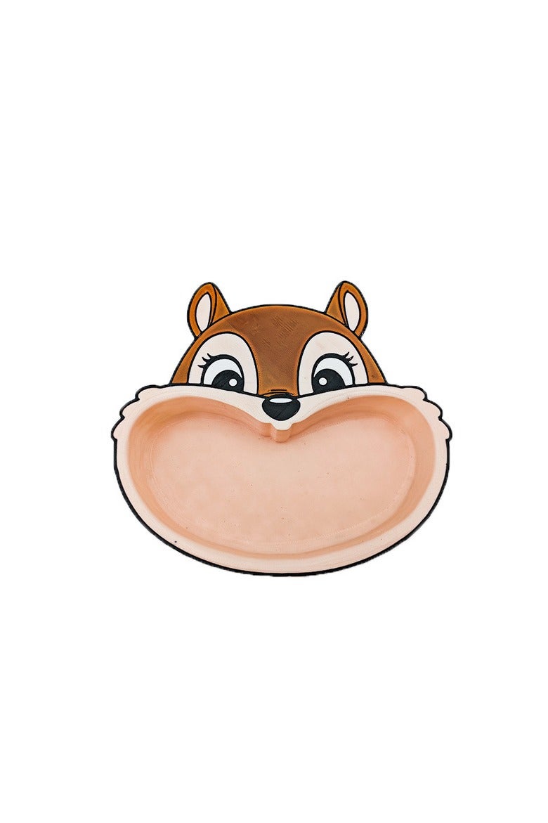 عام "وعاء سنجاب ظريف للأطفال - وعاء مخصص للمكسرات أو الأرز، تصميم سنجاب لطيف للاستخدام المنزلي" - Image 1