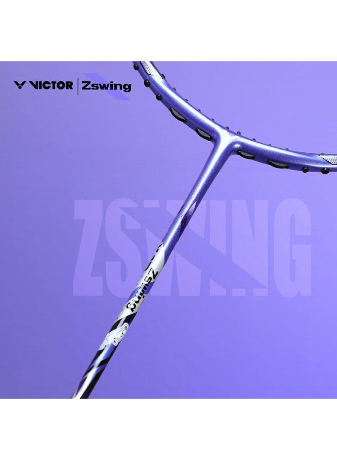 Victor Zheng Siwei Exclusive Series Badminton Racket Alloy Carbon Fiber All-round Dx-12 Zsw Unstrung Racket - Image 4