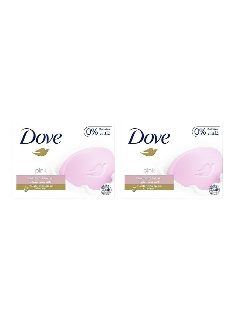 Dove Beauty Cream Bar Pink 160g (Pack of 2)