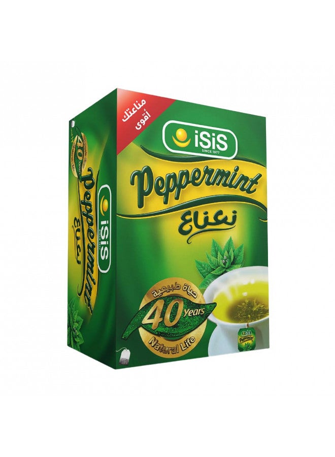 bonballoon Isis Natural Egyptian Peppermint Mint Herbal Tea Organic Daily Life Style Teabags Drinks To Carry It Everywhere For Perfect Start (20 Bags)  - Image 1