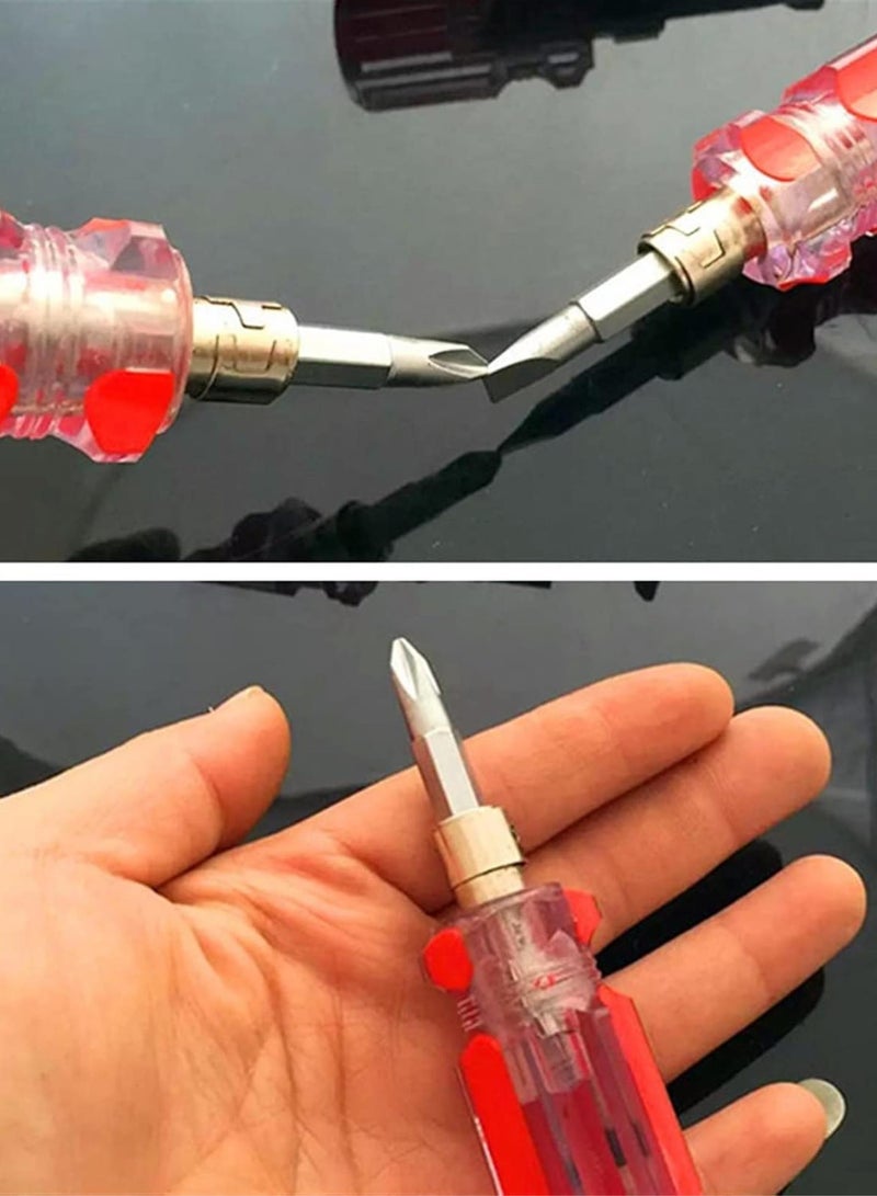 GGOOT Dual-purpose Screwdriver Telescopic Screwdriver Cross Ratchet Screw Manual Hardware Tools Hand tool accessories  - Image 4