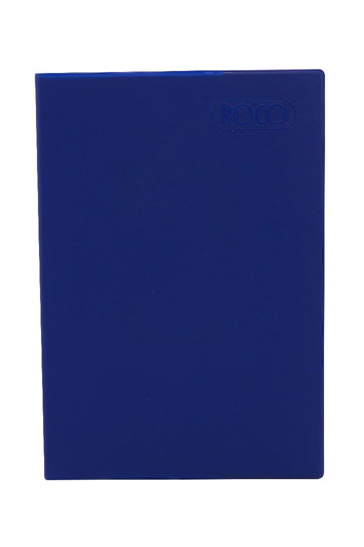 روكو دفتر ملاحظات A5 | 80 صفحة | مخطط | أزرق ملكي - Image 2