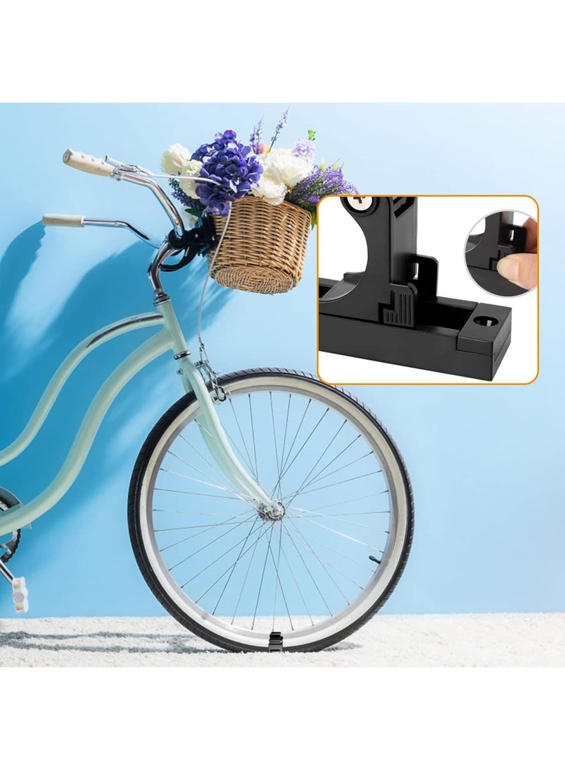 SOLARAE Bike Wall Mounts, Bike Wall Mounts for Garage, Mountain Bicycle Wall Rack Storage System, Adjustable Bicycle Parking Clip Bike Hooks for Wall for Basement or Garage Space Saver - Image 5