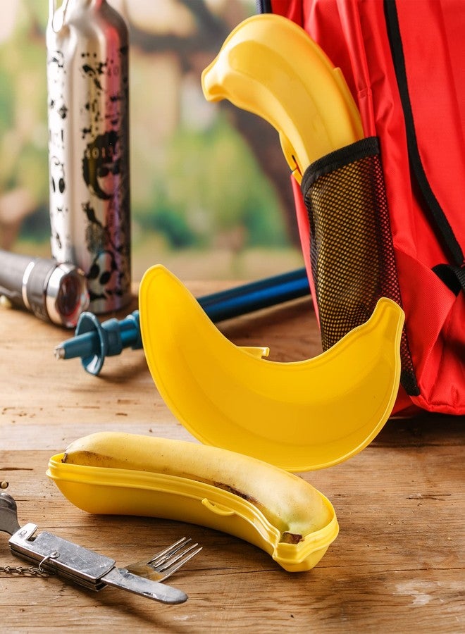 Crystalia Banana Case 23 cm, 2 Packs, Reusable Premium Quality Protector, 100% BPA-Free Banana Saver Case, Dishwasher Safe, Fruit Keep Fresh Container - Image 5
