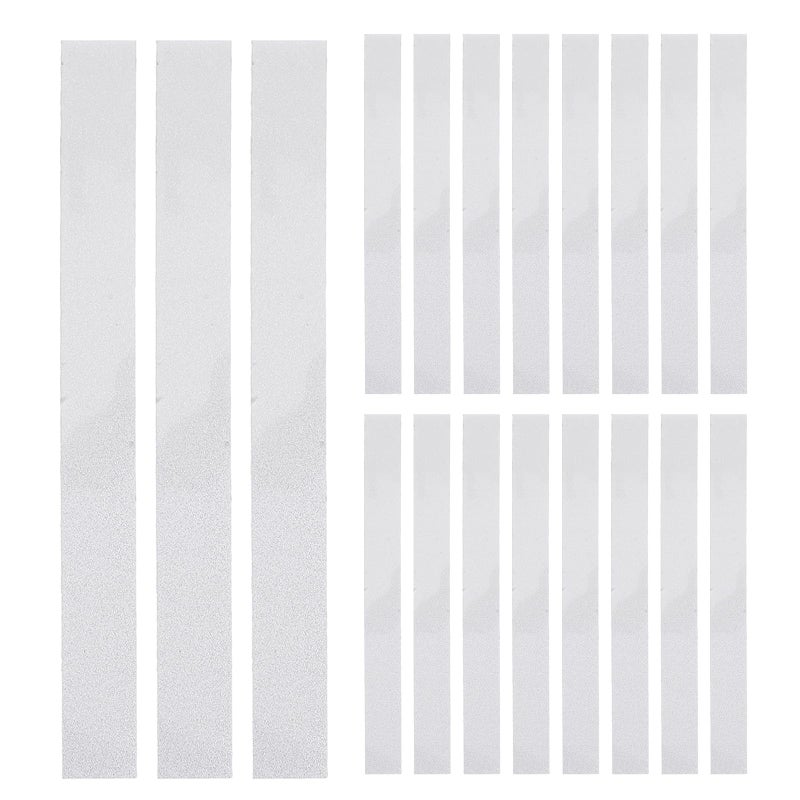 Reflective Tachometer Tape Strips High Visibility Self Adhesive 20 Pieces Black - Image 2