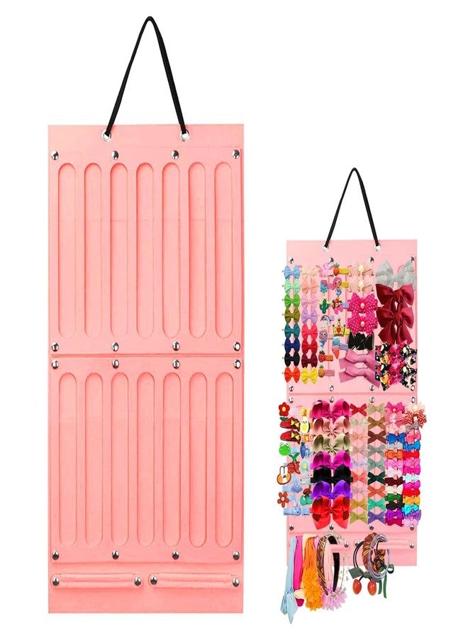 TRICWELL Hair Bow Holder, Headband Storage Holder, Hair Bows Organizer for Girls, Baby Hair Accessory Storage Display with Sturdy Rope, Hair Clips Storage Hanger, Wall Hanging Hair Bows Organizer - Image 1