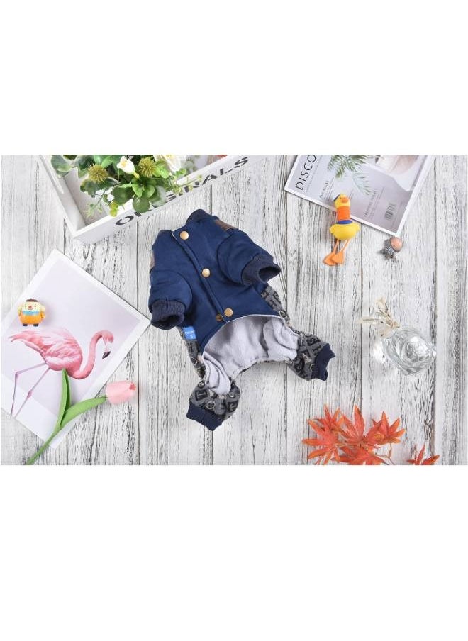 Generic - Hong pet four legged knit print suspenders small - Image 1