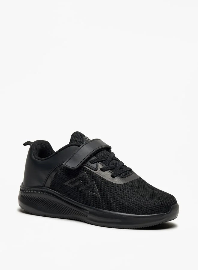 Oaklan by Shoexpress Mesh Textured Shoes with Hook and Loop Closure