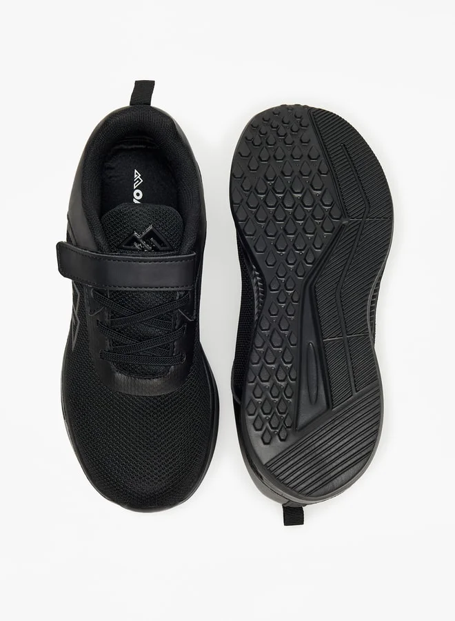 Oaklan by Shoexpress Mesh Textured Shoes with Hook and Loop Closure