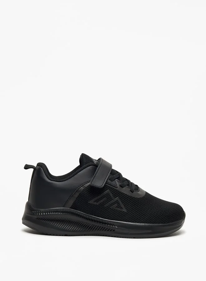 Oaklan by Shoexpress Mesh Textured Shoes with Hook and Loop Closure