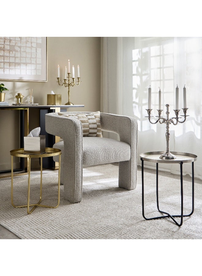 Home Box Verve Metal Tissue Holder 14x14x13.5cm - Image 4