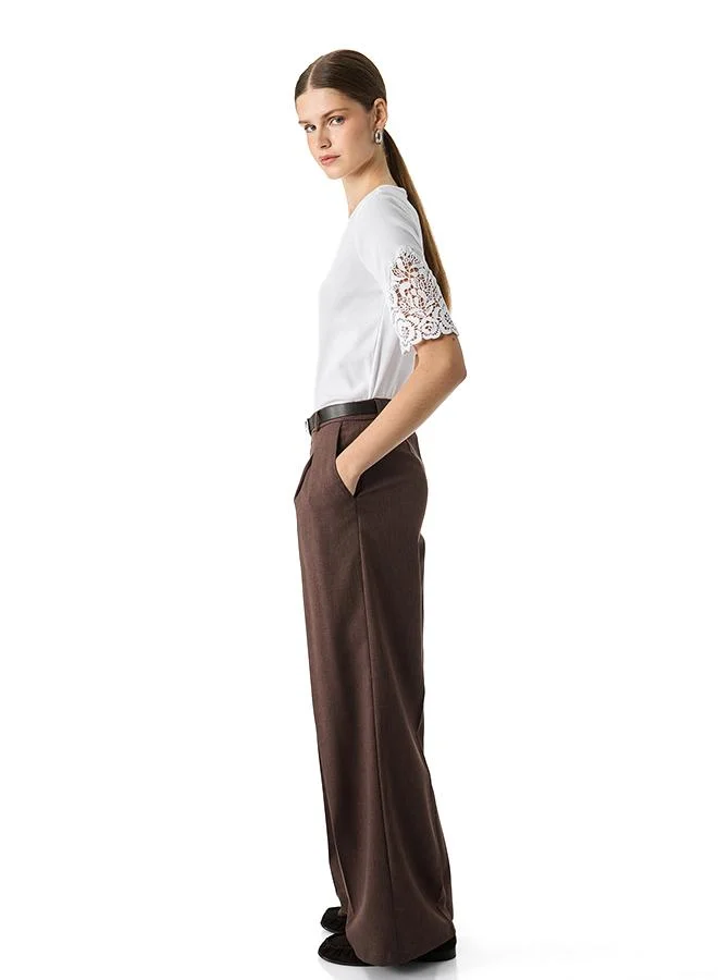 Koton  Lace Detail T-Shirt for Women | Best Price UAE