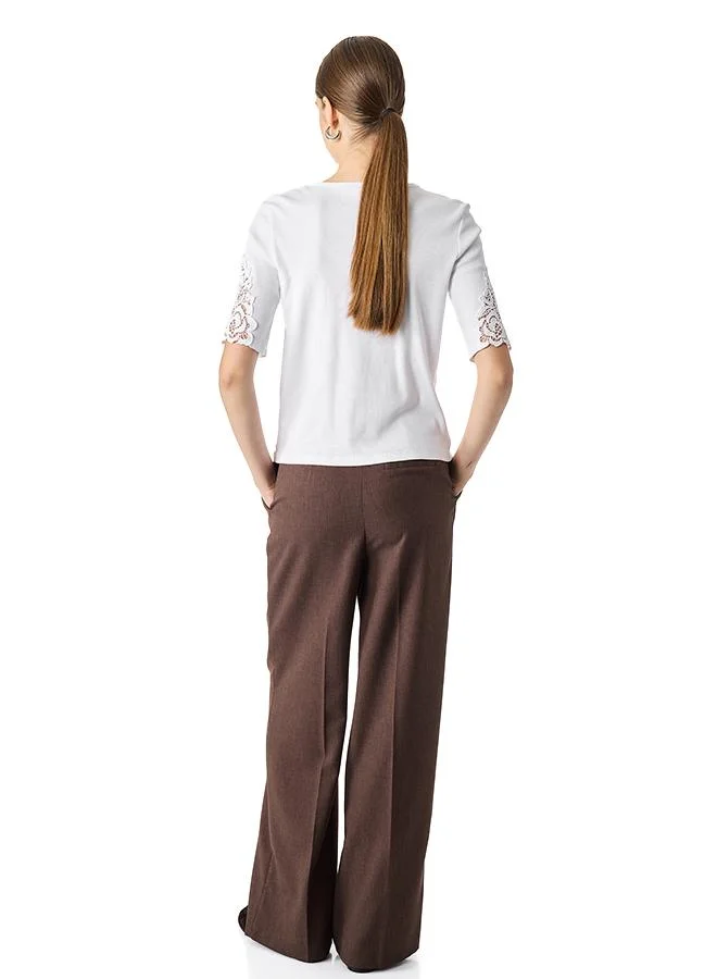 Koton  Lace Detail T-Shirt for Women | Best Price UAE