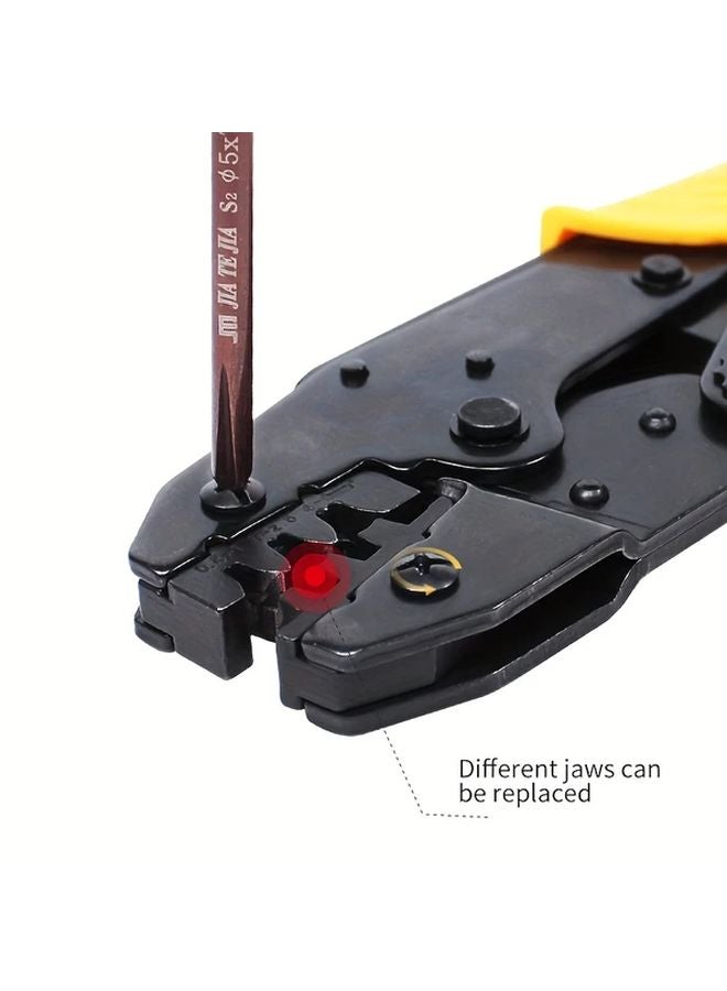 11Pcs Crimping Tool Kit With 8 Jaws Screwdriver Oxford Bag For Common Terminal Blocks - Image 4
