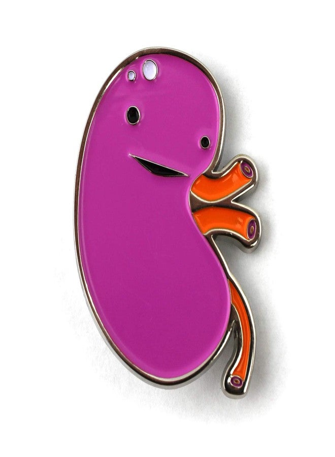 I Heart Guts Kidney Enamel Pin - Kidney Surgery Recovery, Renal Health Awareness, Dialysis & Transplant Support, Nephrologist Gift, CKD Awareness, Kidney Disease Fighter, Get Well Present - Image 2