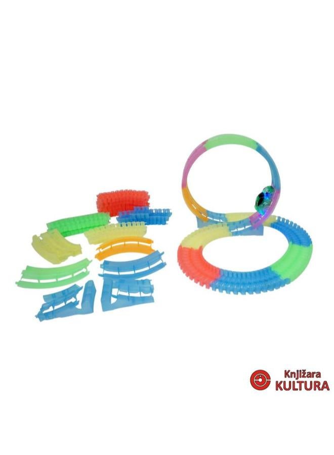 Variable Tracks Car Glow Racing Track Set – 235 Pieces - Image 3