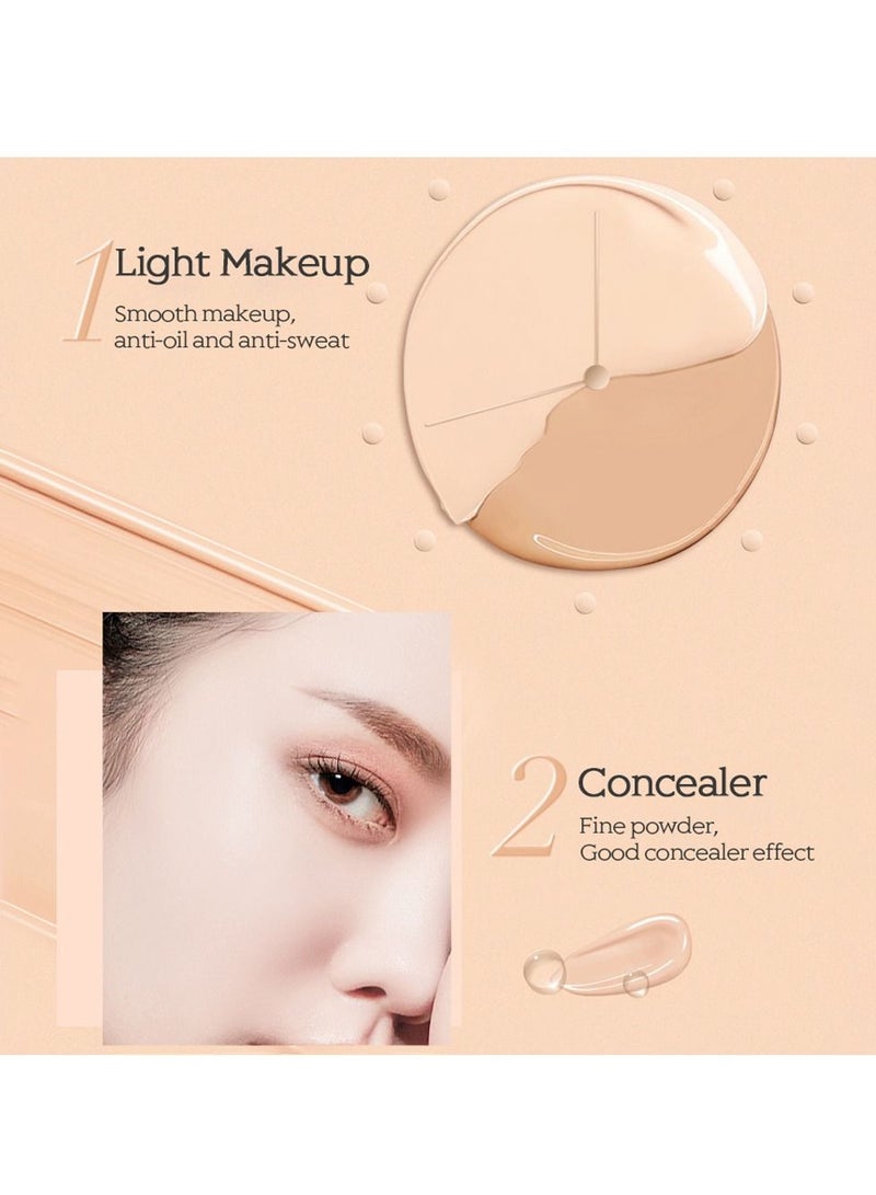 Generic Professional Makeup Set Setting-Powder BB Cream Lipstick Concealer Mascara Eyeliner Kit 6pcs Base Makeup Kit  - Image 3
