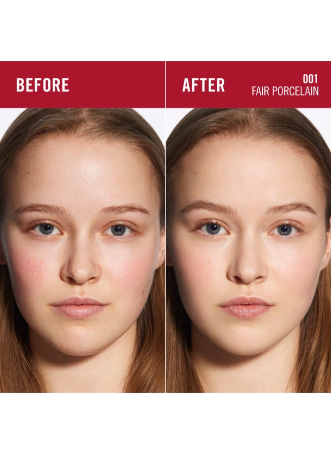 RIMMEL LONDON - Lasting Finish Compact Foundation - 001 - Fair Porcelain, 7g - Image 1