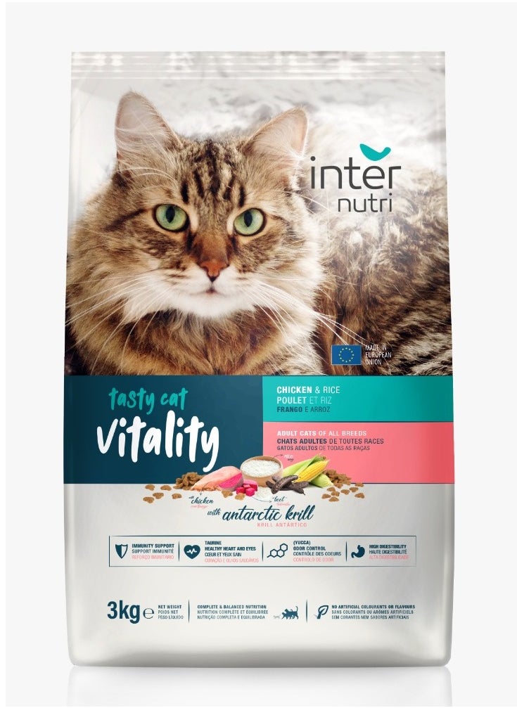 INTERNUTRI - INTERNUTRI TASTY CAT VITALITY 3 KG - Image 1