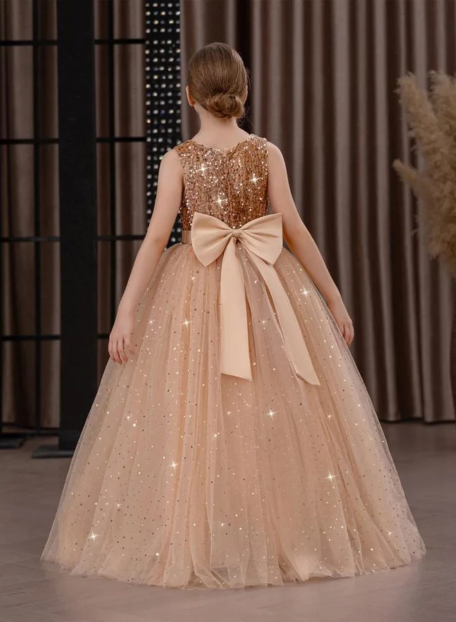 تايك تو فستان ميدي بفيونكة وترتر