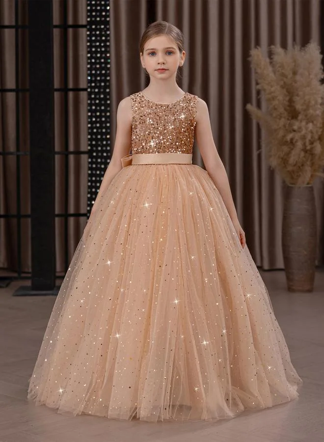 تايك تو فستان ميدي بفيونكة وترتر