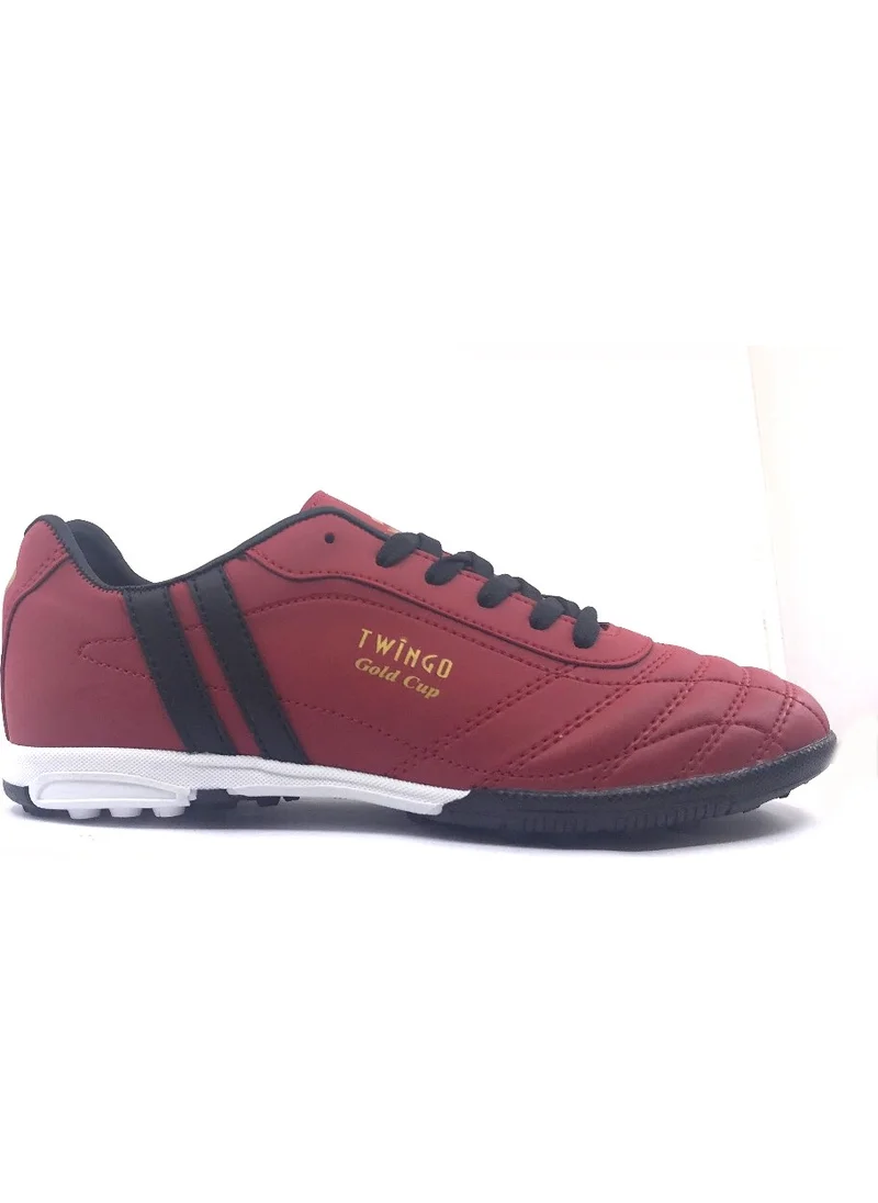 توين جو 134 Red Men's Turf Football Shoes