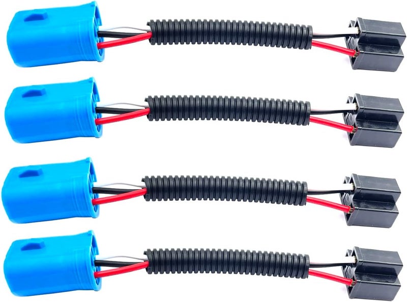Bstenky 4 Pcs 9007 to H4 Headlight Wiring Harness - Image 1