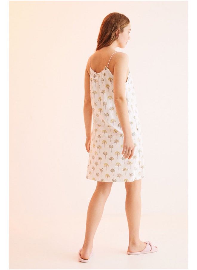 women'secret - Short nightgown with rope straps - Image 1
