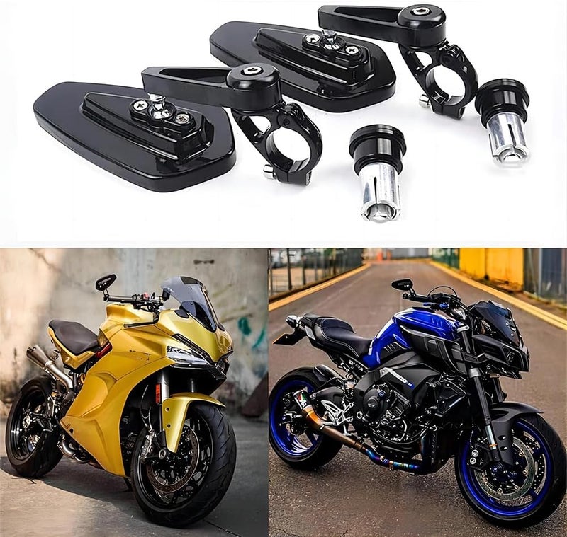 DREAMIZER CNC Rearview Motorcycle Mirrors for Honda and Yamaha Models - Image 2