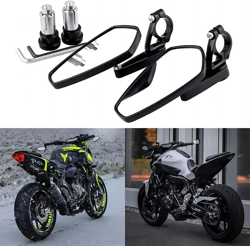 DREAMIZER CNC Rearview Motorcycle Mirrors for Honda and Yamaha Models - Image 3
