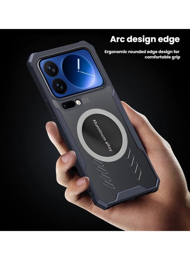 general Magnetic Case Compatible with Xiaomi 17 Pro Max 2025, Transparent TPU Graphene Heat Dissipation Protective Cover with Ventilation Holes - Image 5