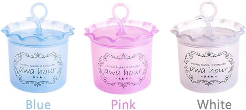 woobles Facial Deep Cleaning Bubbler Bubble Maker Face Washing Manual Bubbler Former/Bubble Maker/Facial Cleansing Care Cleanser Bubbler Tool, Facial Cleanser & Shower Gel, Remove Dirt (Pink) - Image 3