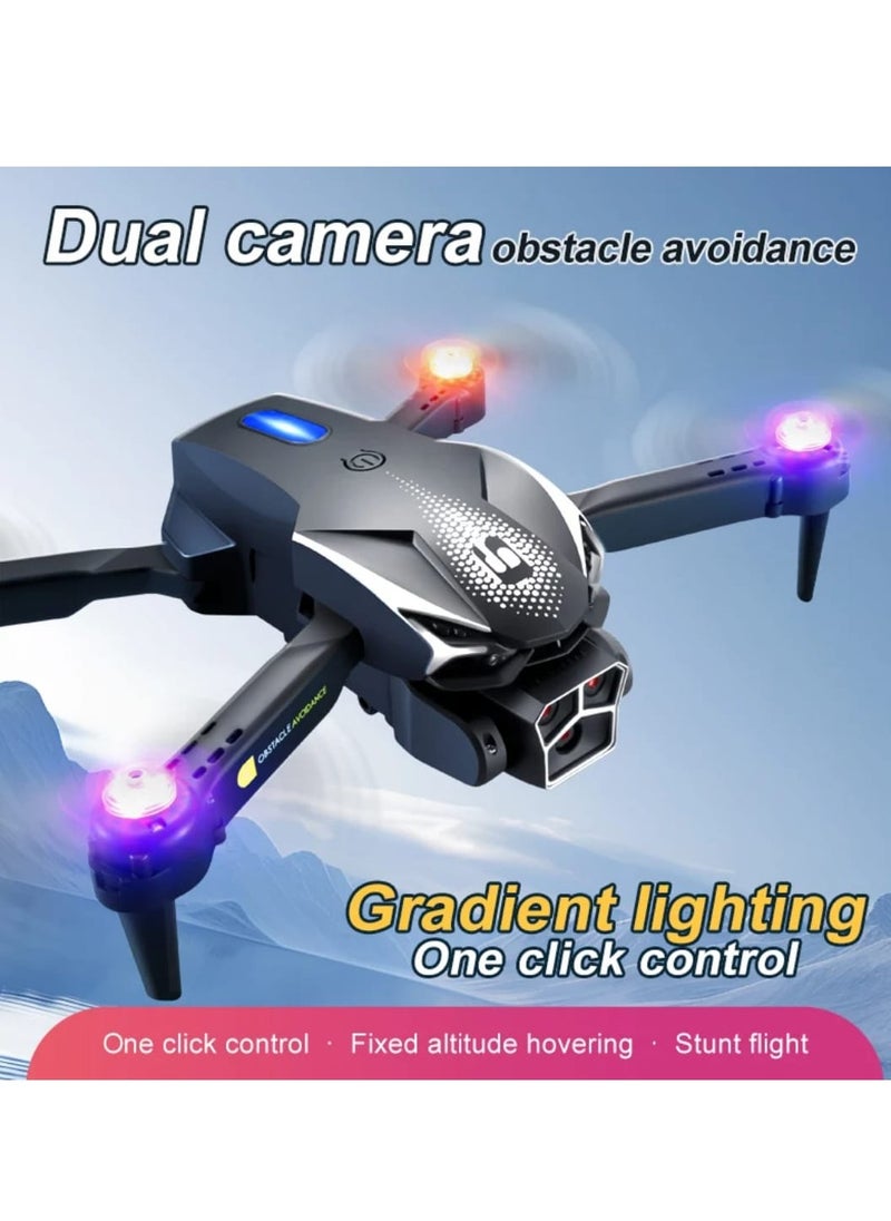 LU600 Light Drone Optical Flow Triple Camera Folding Drone Electric Remote Control Toy  - Image 2