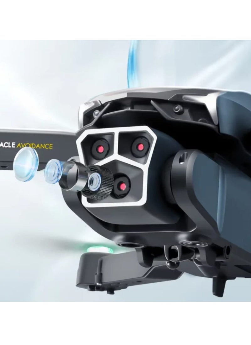 LU600 Light Drone Optical Flow Triple Camera Folding Drone Electric Remote Control Toy