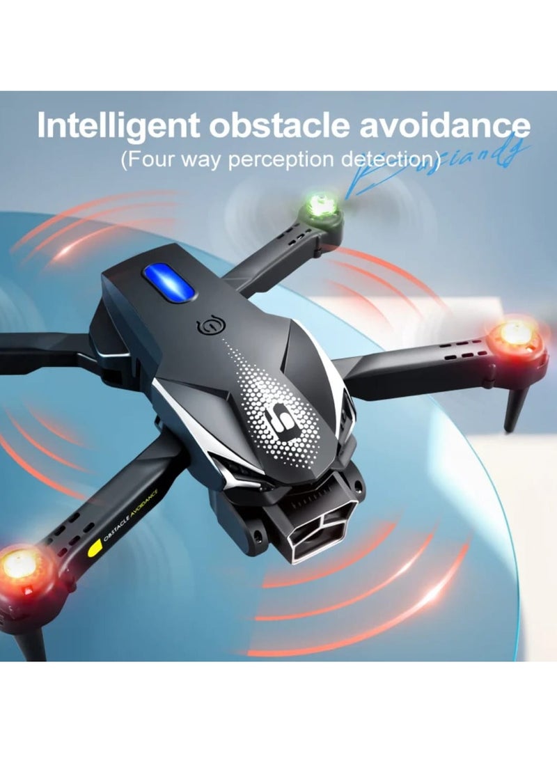 LU600 Light Drone Optical Flow Triple Camera Folding Drone Electric Remote Control Toy  - Image 3