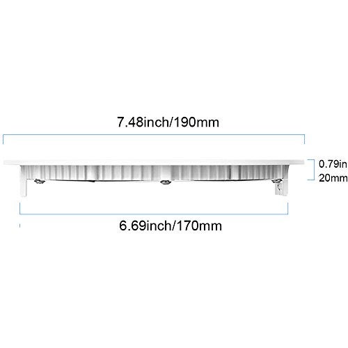 Superdream Energy Saving 1000LM 15 Watt 7-inch Retrofit LED Recessed Lighting Fixture, 6000K Daylight - Image 5