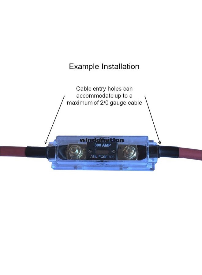 WindyNation ANL Fuse Holder + ANL Fuse (2pcs 100A Fuse) - Image 4