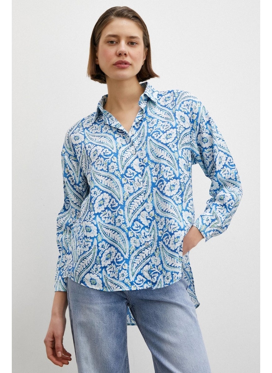 Shawl Pattern Modal Shirt Blue - pzsku/Z5EE07FA37CC4CB971D44Z/45/_/1741336321/9e9f4ead-2536-4205-a40d-e92ecca59dd8