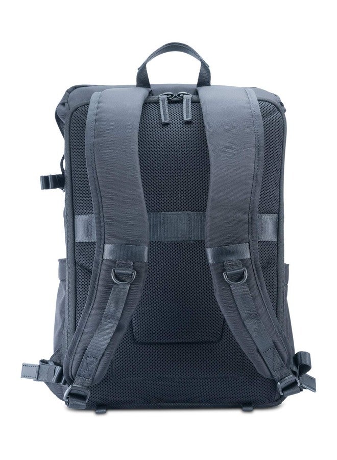 Vanguard Camera Backpack |VEO GO 46M BK I 1-2 DSLR/Mirrorless Cameras with Medium Lens Attached, 2-3 Lenses, Flash and Accessories I Upto 15 inch Laptop I Rain Cover Included, Black - Image 2