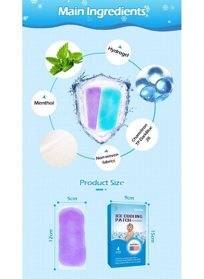 AHC Baby & Kids Cooling Gel Patch For Fever Colour Changing Patch (1 Box = 4 Patch) - Image 2