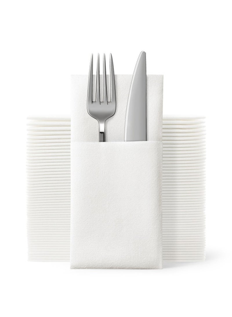 Disposable knife and fork bag restaurant napkin  - Image 1