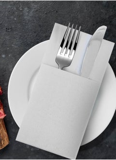 Generic Disposable knife and fork bag restaurant napkin  - Image 5