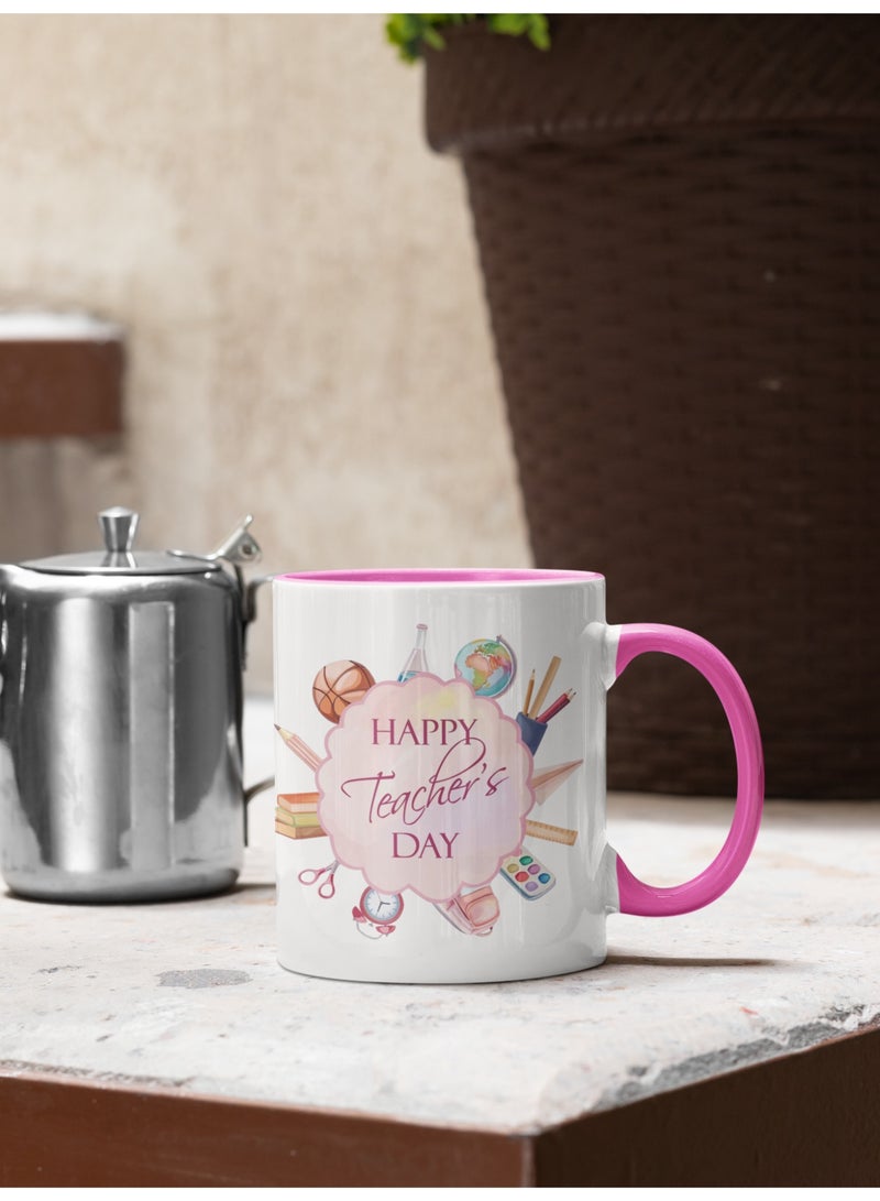 ZOOM Celebrate Teachers with a Happy Teachers' Day Mug – Coffee or Tea Cup