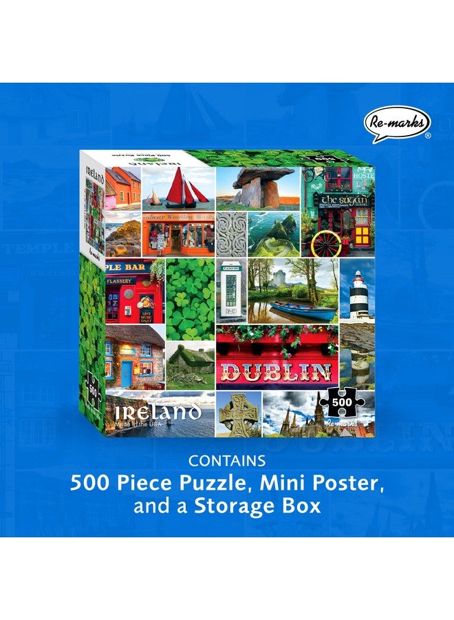 Re-marks Ireland, Country Puzzle, 500-Piece Jigsaw Puzzle for All Ages - Image 2